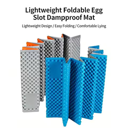 Tapis de couchage léger 330g en mousse alvéolée - Isolation anti-humidité pour camping et randonnée