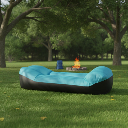 Canapé-lit Gonflable Confortable 240x70cm - Idéal Plage & Camping