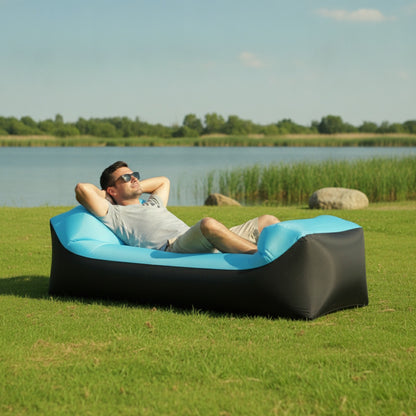 Canapé Gonflable Rapide pour l'Extérieur - Sac de Couchage Paresseux Portable pour Plage et Camping