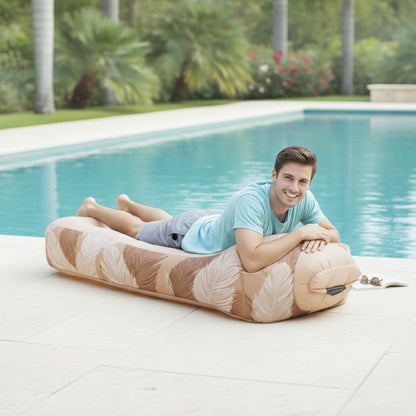 Canapé Gonflable GGE Grande Taille - Lit d'appoint Confortable pour Camping, Plage, Piscine et Maison