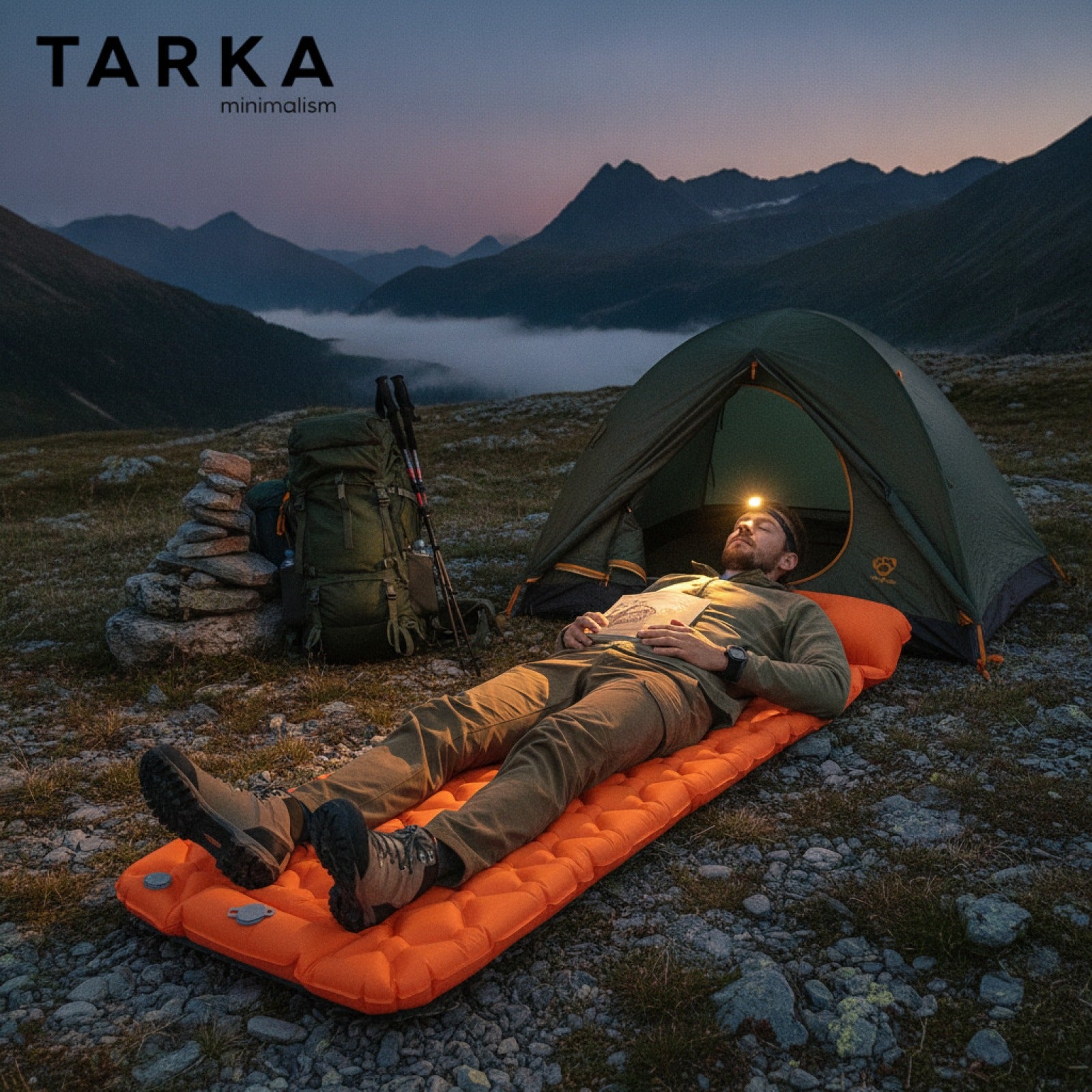Matelas de Camping TARKA Auto-gonflant - Confort & Randonnée